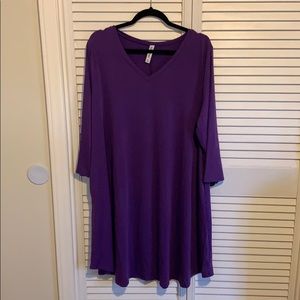 Zenana 3/4 length sleeve dress/tunic